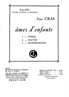 Ames d'enfants: Full score by Jean Cras