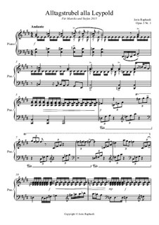 Alltagstrubel alla Leypold, Op.3 No.1: Alltagstrubel alla Leypold by Joris Raphaeli