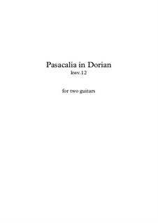 Passacaglia in Dorian, KWV.12: Passacaglia in Dorian by Mohsen Koushki