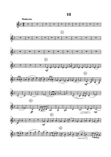 String quartet No.2: Mov 3 – Violin II part by Vladimir Polionny