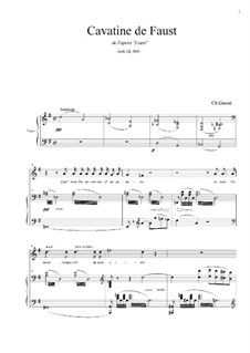 Quel trouble inconnu: For voice and piano (g-moll) by Charles Gounod
