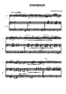 Humoresgue: For flute and piano by Vladimir Solonskiy