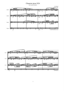 Musica sanitatem: No.26 for Guitar quartet, MVWV 1243 by Maurice Verheul
