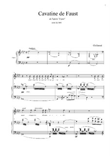 Quel trouble inconnu: For tenor and piano by Charles Gounod