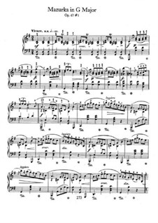 Mazurkas, Op. posth.67: No.1 in G Major by Frédéric Chopin