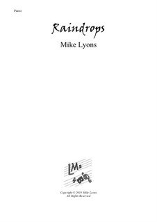 New series of beginner piano pieces: 11. Raindrops – Easy Piano by Mike Lyons