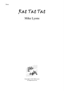 New series of beginner piano pieces: 12. Rat Tat Tat – Easy Piano by Mike Lyons