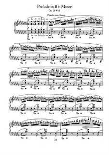 No.16 in B Flat Minor: For piano by Frédéric Chopin