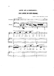 Love at a Distance. Ballade: Love at a Distance. Ballade by Anthony Philip Heinrich