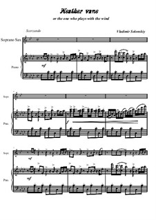 Weather vane: For soprano saxophone and piano by Vladimir Solonskiy