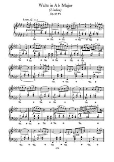 Waltzes, Op. posth.69: No.1 in A Flat Major by Frédéric Chopin