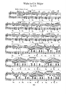 Waltzes, Op. posth.70: No.1 in G Flat Major by Frédéric Chopin