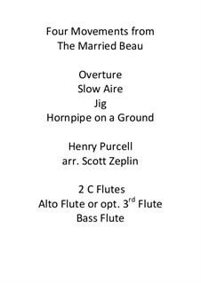 The Married Beau: Four Movements by Henry Purcell