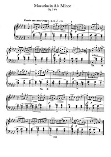 Mazurkas, Op.7: No.4 in A Flat Major by Frédéric Chopin