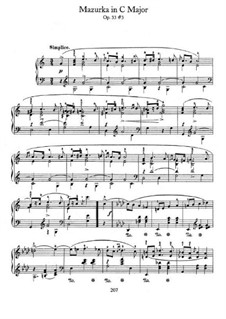 Mazurkas, Op.33: No.3 in C Major by Frédéric Chopin