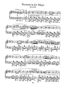 Nocturnes, Op.32: No.2 in A Flat Major by Frédéric Chopin