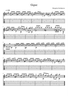 Gigue: Gigue by Margarita Gershunova