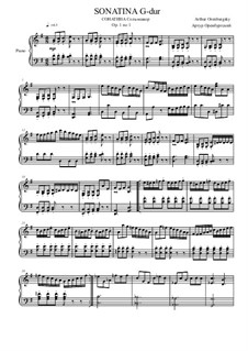 Sonatina G-Dur: Sonatina G-Dur by Arthur Orenburgsky