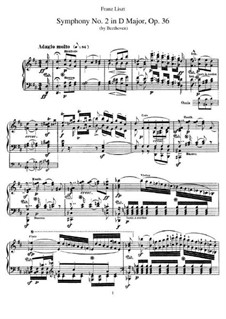 Complete set: Version for piano by F. Liszt by Ludwig van Beethoven