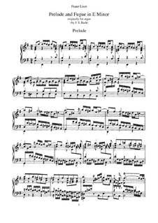 Six Preludes and Fugues, BWV 543-548: No.5. Version for piano, S.462 by Johann Sebastian Bach