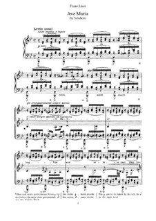 Piano version: For a single performer by Franz Schubert