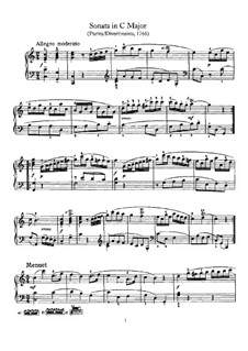 Sonata for Piano No.2 in C Major, Hob.XVI/7: For a single performer by Joseph Haydn