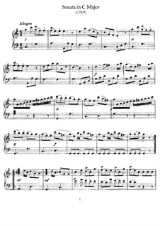 Sonata for Piano in C Major, Hob.XVI/15: For a single performer by Joseph Haydn