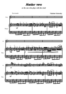 Weather vane: For flute and piano by Vladimir Solonskiy