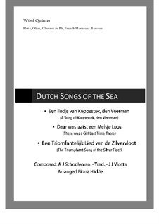 3 Dutch Songs of the Sea: 3 Dutch Songs of the Sea by folklore, Abraham Jacobus Schooleman, Joannes Josephus Viotta