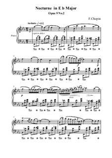 No.2 in E Flat Major: For piano by Frédéric Chopin