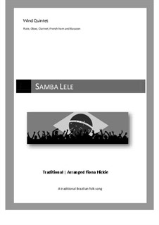 Samba Lele: For wind quintet by folklore