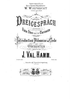 Dreigespräch: Dreigespräch by Johann Valentin Hamm