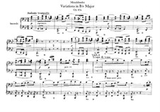 Andante and Variations, Op.83a: Variations by Felix Mendelssohn-Bartholdy