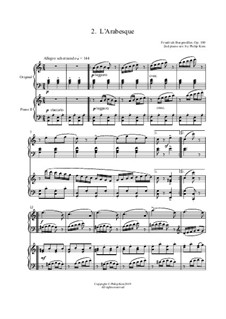 No.2 Arabesque: For two pianos by Johann Friedrich Burgmüller