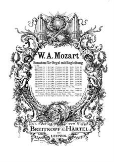 Church Sonata for Two Violins, Organ and Basso Continuo No.2 in B Flat Major, K.68: Full score by Wolfgang Amadeus Mozart