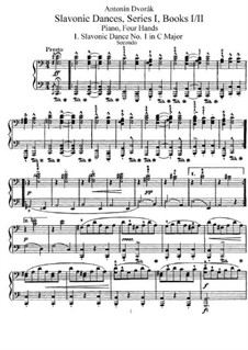 Complete Cycle: For piano four hands by Antonín Dvořák