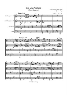 Por Una Cabeza By C Gardel Sheet Music On Musicaneo