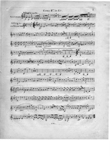 Grand Septet in E Flat Major, Op.25: French horn II part by Ferdinand Ries