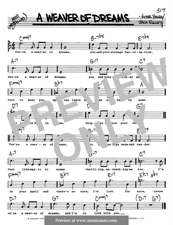 A Weaver of Dreams: For instrument in C by Jack Z. Elliott, Kenny Burrell, Victor Young