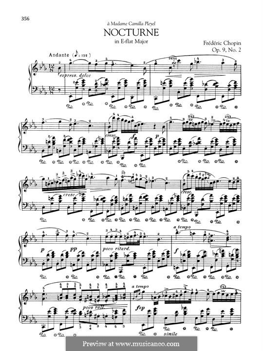 No.2 in E Flat Major: For piano by Frédéric Chopin