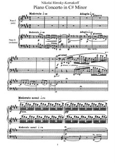 Concerto for Piano and Orchestra in C Sharp Minor, Op.30: Version for two pianos four hands by Nikolai Rimsky-Korsakov