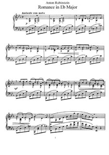 Six soirées á Saint-Petersburg, Op.44: No.1 Romance by Anton Rubinstein