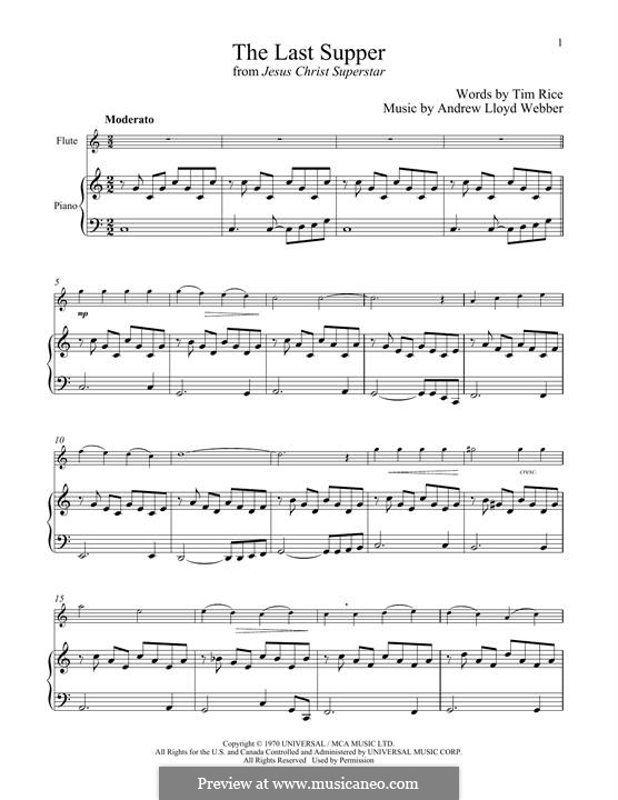 The Last Supper: For flute and piano by Andrew Lloyd Webber