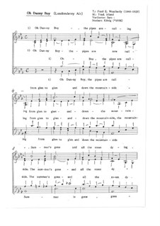 Londonderry Air / Die Zeit mit euch für gem. Chor: Londonderry Air / Die Zeit mit euch für gem. Chor, Op.2.3 by folklore