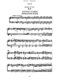 Complete Opera: Act II-III, for piano by Pyotr Tchaikovsky