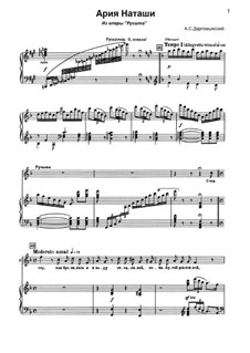 Mermaid: Ария Наташи by Alexander Dargomyzhsky