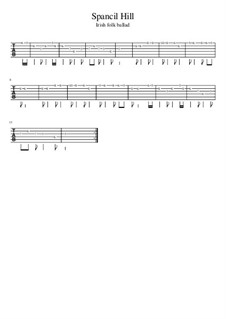 Spancil Hill: For guitar tab by folklore