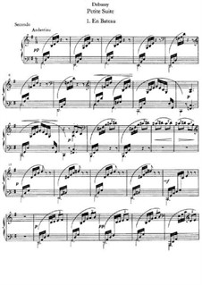 Petite suite, L.65: Parts by Claude Debussy