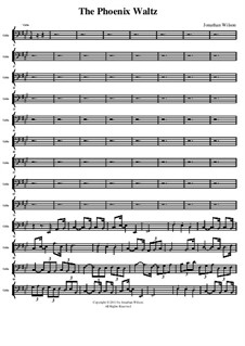 The Phoenix Waltz: Cello part by Jonathan Wilson