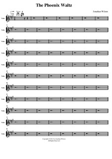 The Phoenix Waltz: Violin part by Jonathan Wilson